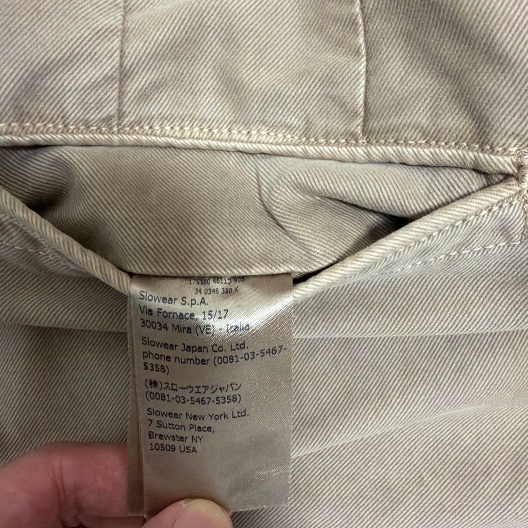 インコテックス 100型 チノパン 33 グレージュ