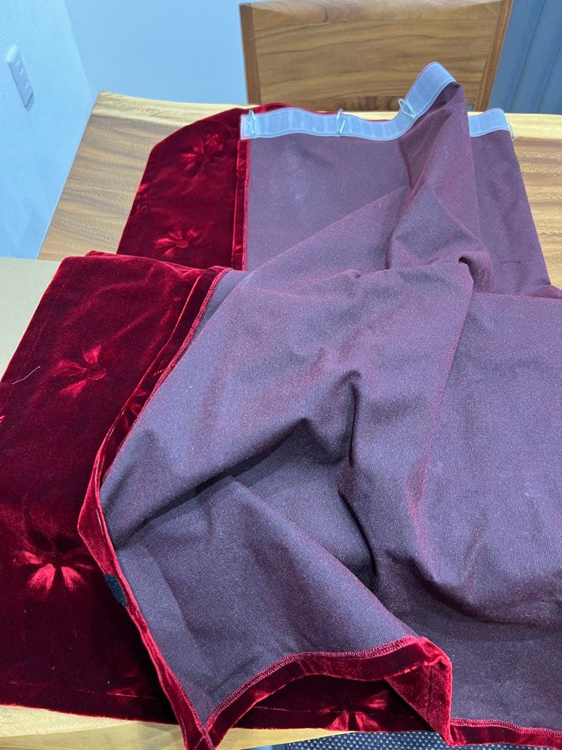 金華山　コスモス　エンジ　センターカーテン