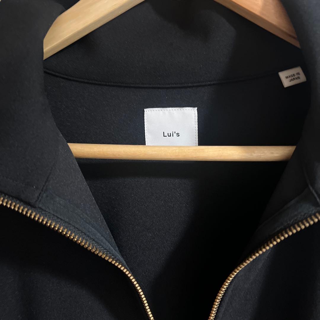 Lui's ジョーゼットスタンドハーフZIPカットソー