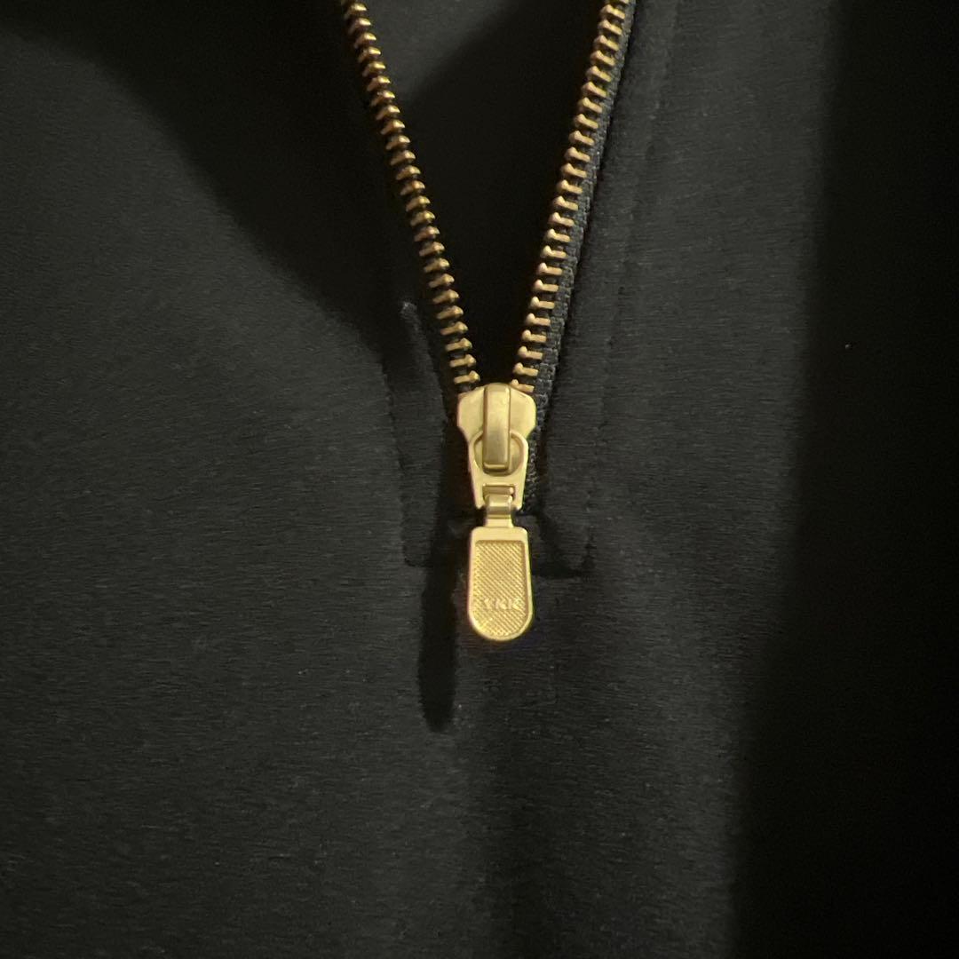 Lui's ジョーゼットスタンドハーフZIPカットソー