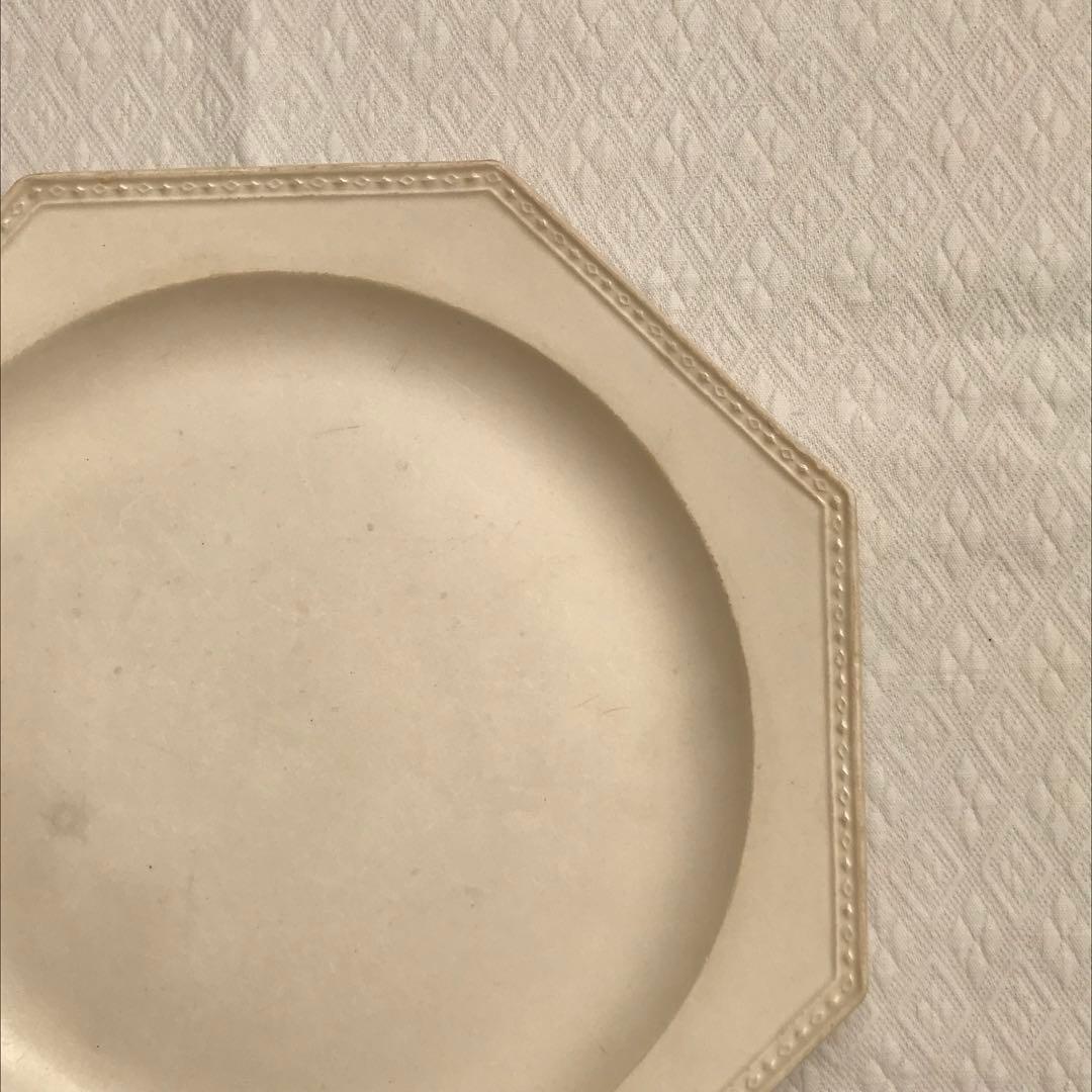 クレイユ CREIL オクトゴナル ディナープレート フランスアンティーク