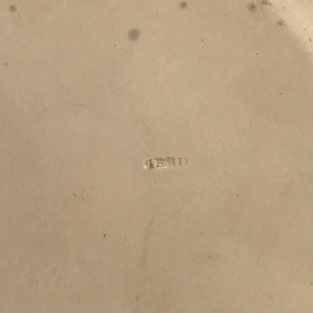 クレイユ CREIL オクトゴナル ディナープレート フランスアンティーク