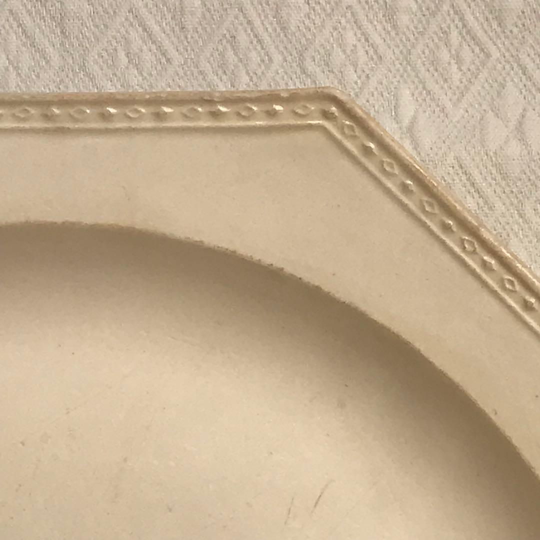 クレイユ CREIL オクトゴナル ディナープレート フランスアンティーク