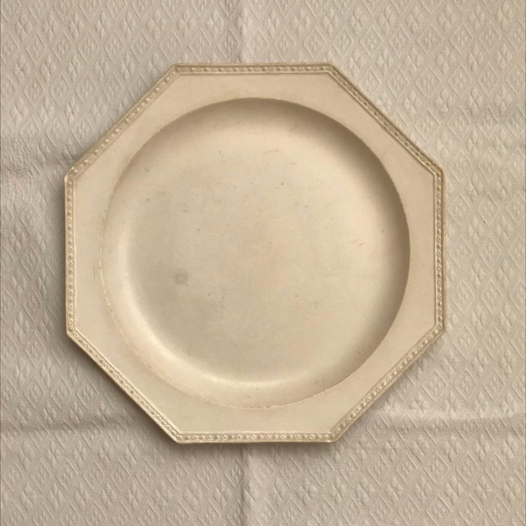 クレイユ CREIL オクトゴナル ディナープレート フランスアンティーク