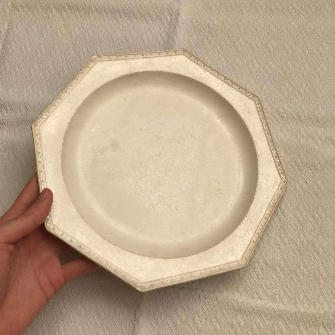 クレイユ CREIL オクトゴナル ディナープレート フランスアンティーク