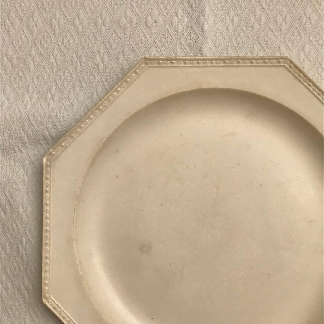 クレイユ CREIL オクトゴナル ディナープレート フランスアンティーク