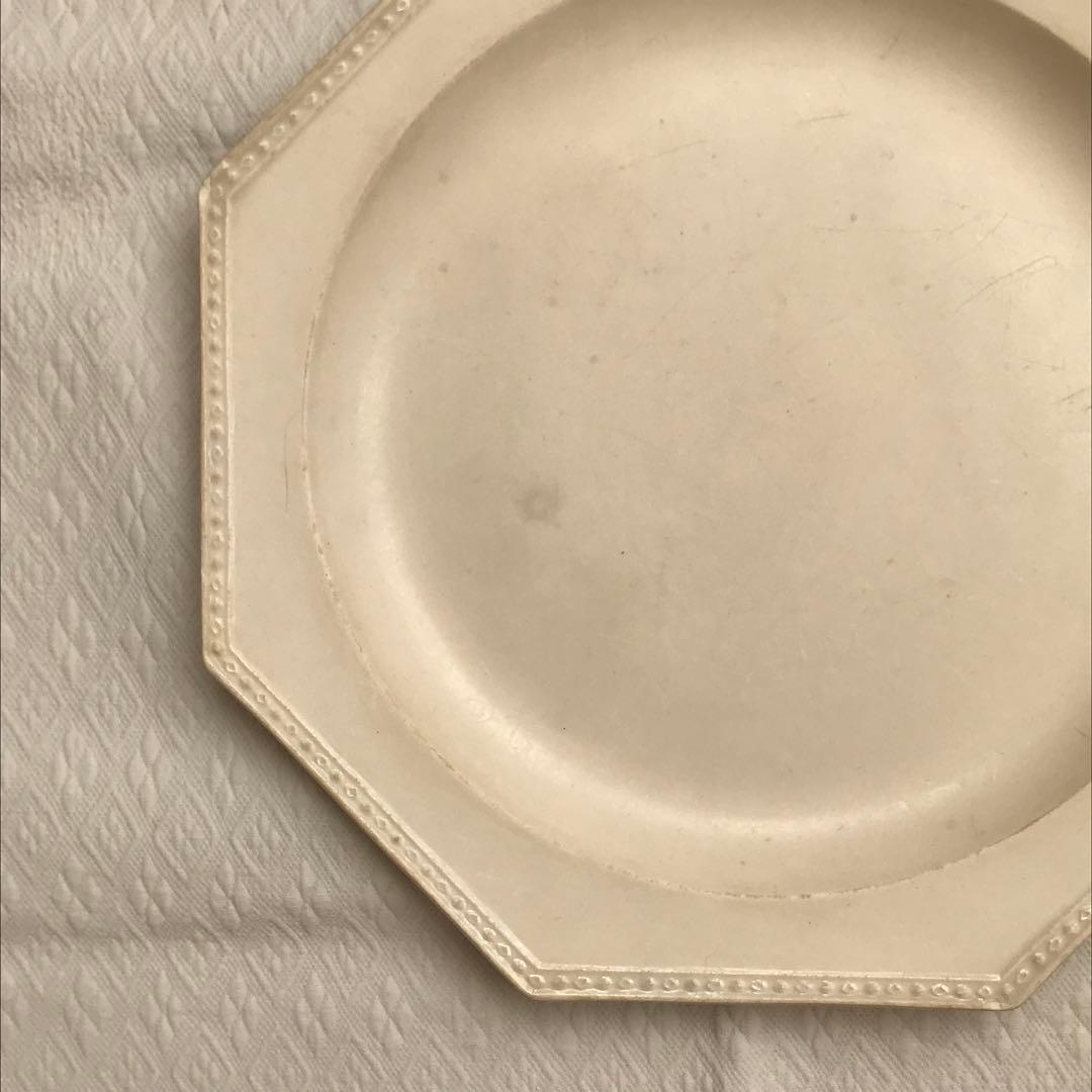 クレイユ CREIL オクトゴナル ディナープレート フランスアンティーク