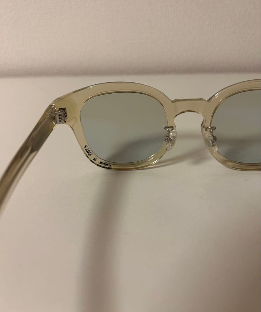 ポンパドールN.S.H クリアイエローフレーム サングラス