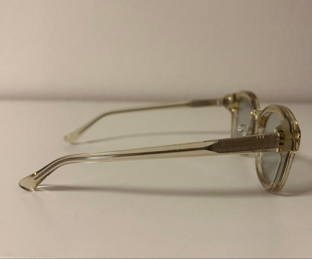 ポンパドールN.S.H クリアイエローフレーム サングラス