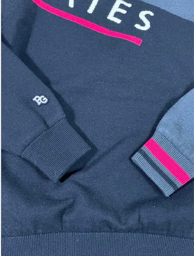 パーリーゲイツ メンズ 蓄熱セーター 冬ゴルフ 防風 防寒 サイズ6