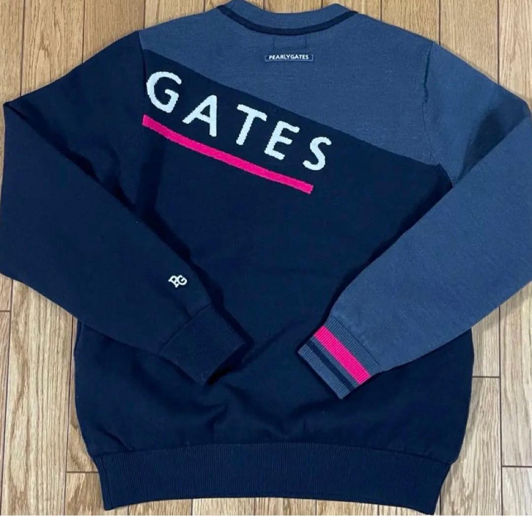 パーリーゲイツ メンズ 蓄熱セーター 冬ゴルフ 防風 防寒 サイズ6