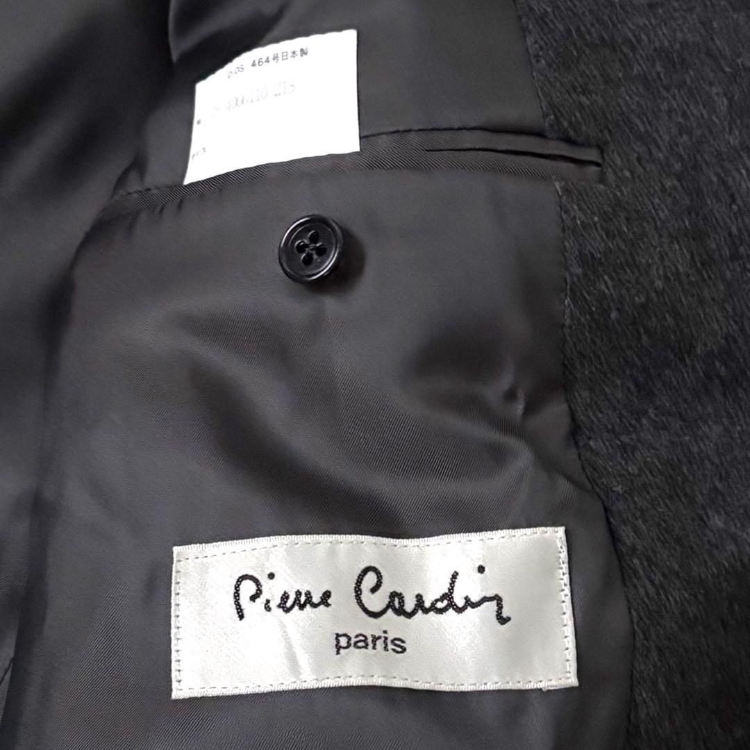 極美品☆ピエールカルダン　ダブル　チェスターコート　カシミア100% LL