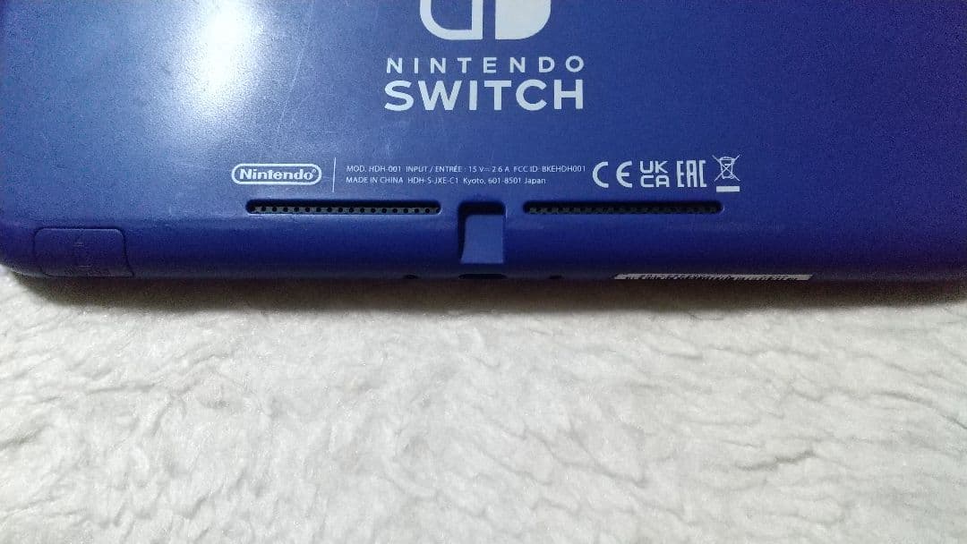 ジャンクNintendo Switch Lite ブルー 画面写らない 通電