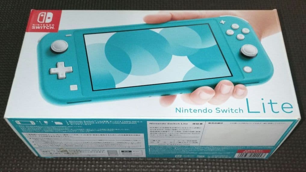 【未使用に近い】Nintendo Switch Light ターコイズ 外箱付