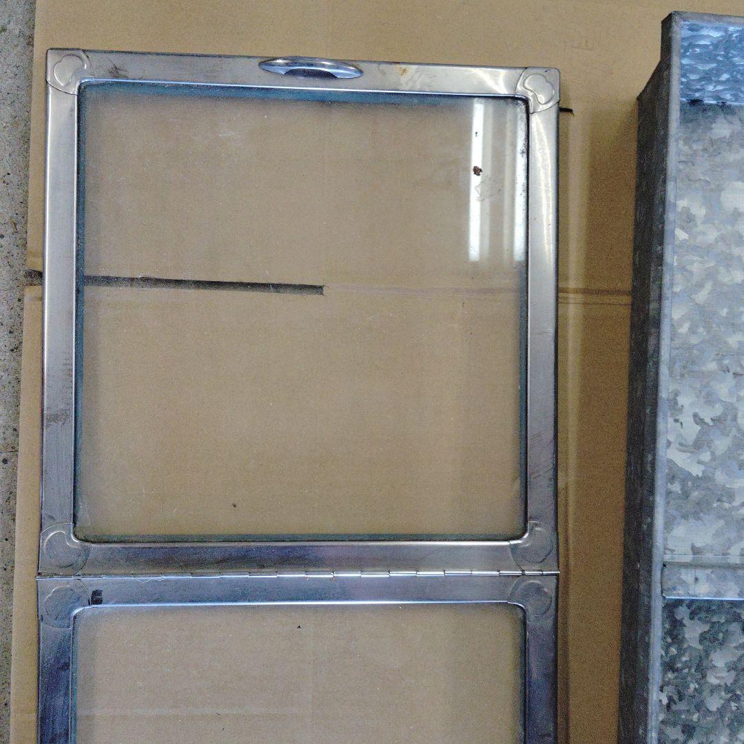 昭和レトロ ブリキケース ガラスケース 駄菓子 アンティーク 店舗 什器