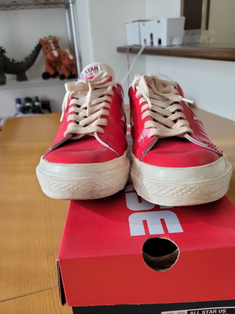 希少！CONVERSE ALL STAR レッド 25cm