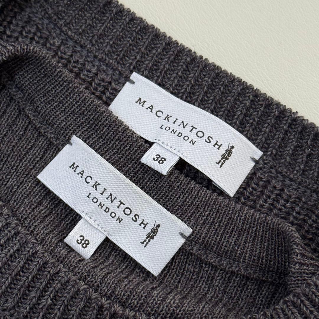 未使用級✨定価7.5万✨マッキントッシュロンドン　セットアップワンピース　グレー