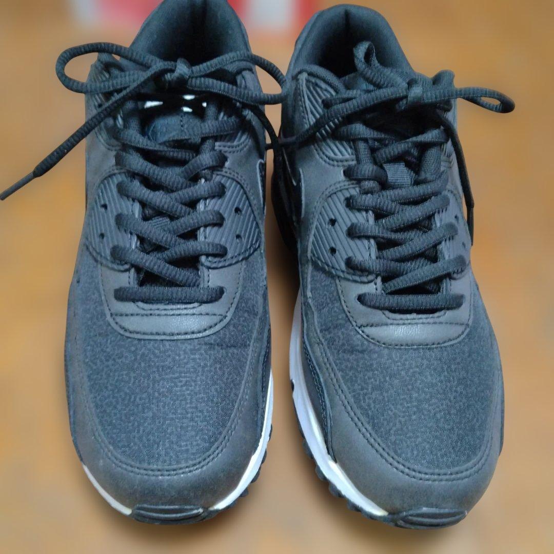 Nike Air Max 90 ウィメンズブラックスニーカー　25cm