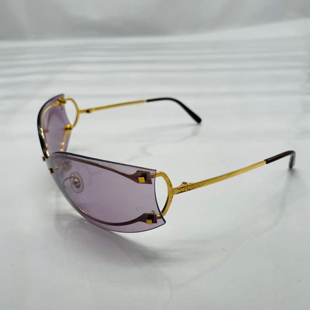 【kk/12.30】カルティエ 南青山店オープン記念 モデルリムレス サングラス