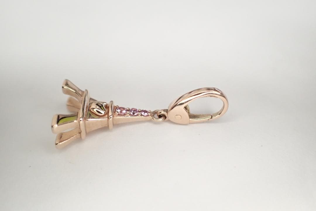 30/美品 ポンテヴェキオ K9PG エッフェル塔 ペンダントトップ チャーム