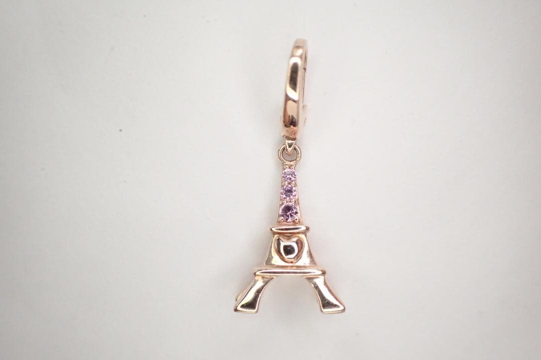 30/美品 ポンテヴェキオ K9PG エッフェル塔 ペンダントトップ チャーム