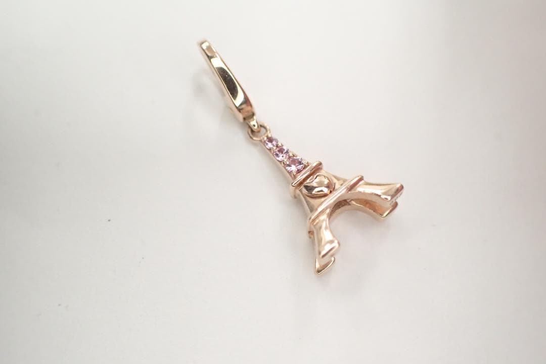 30/美品 ポンテヴェキオ K9PG エッフェル塔 ペンダントトップ チャーム