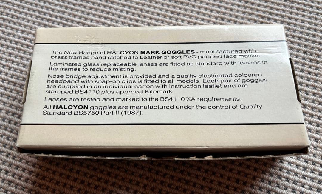 HALCYON MARK8 GOGGLES ビンテージゴーグル　箱付き