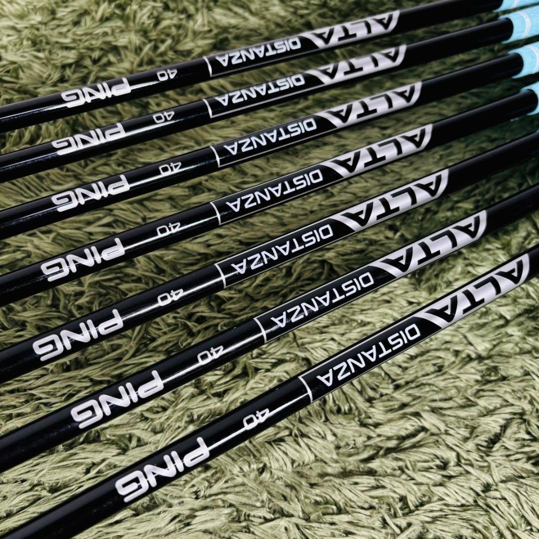 ピン G710 アイアン7本セット メンズゴルフ 初心者 入門 大人気モデル 黒