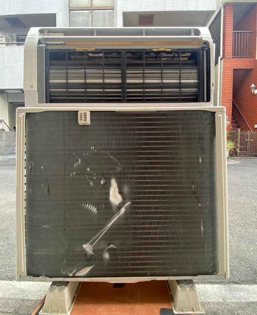 A619♠️エアコン 18畳 日立 白くまくん 冷暖房 単相200V 2021年