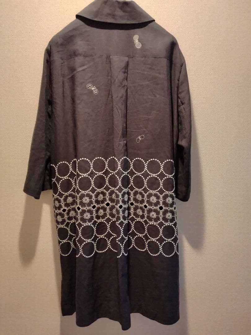 ミナペルホネン　コート 38 ami タンバリン　アネモネ