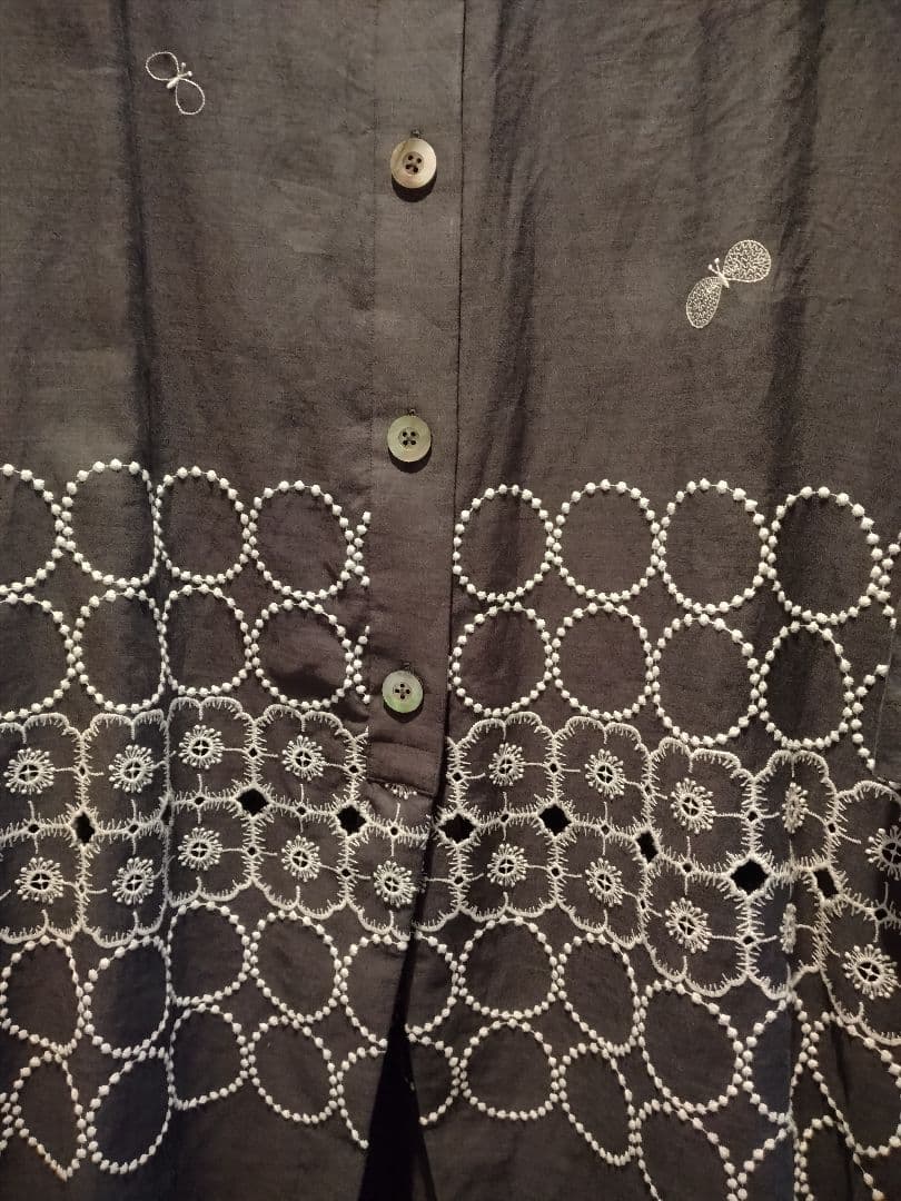 ミナペルホネン　コート 38 ami タンバリン　アネモネ