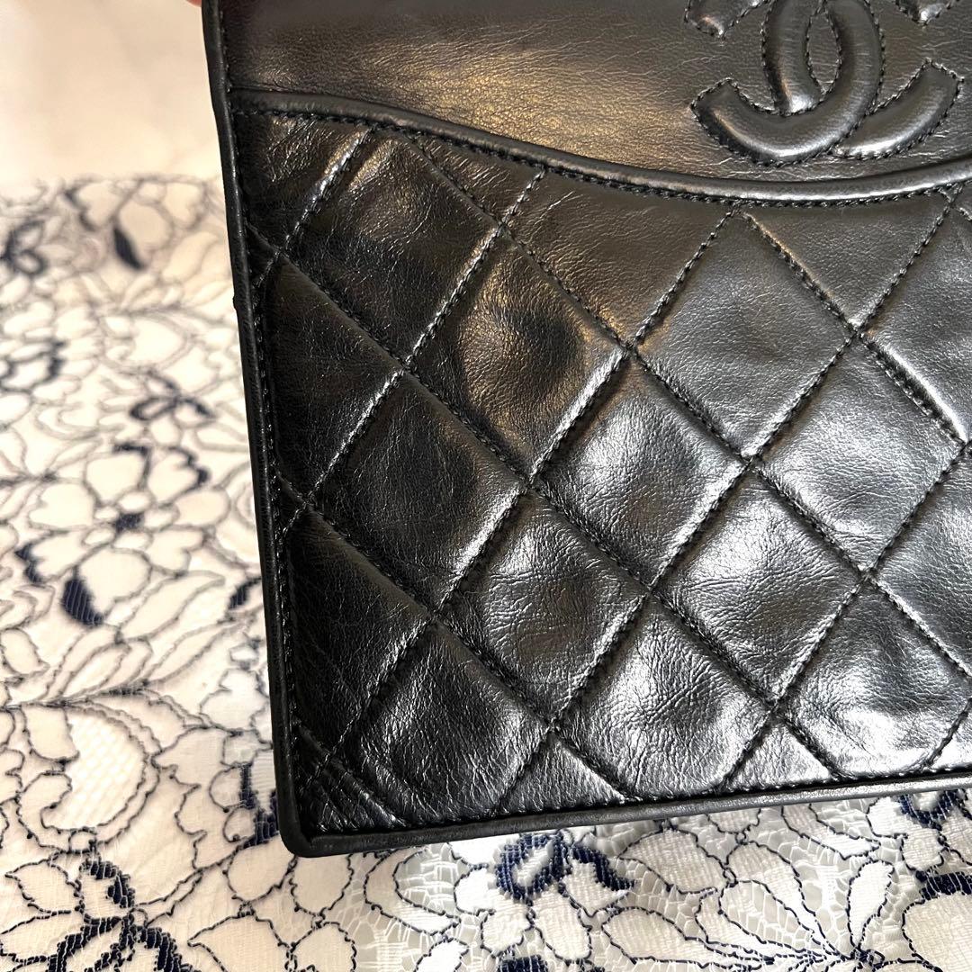 【のこぎり】CHANEL チェーンショルダーバッグ マトラッセ