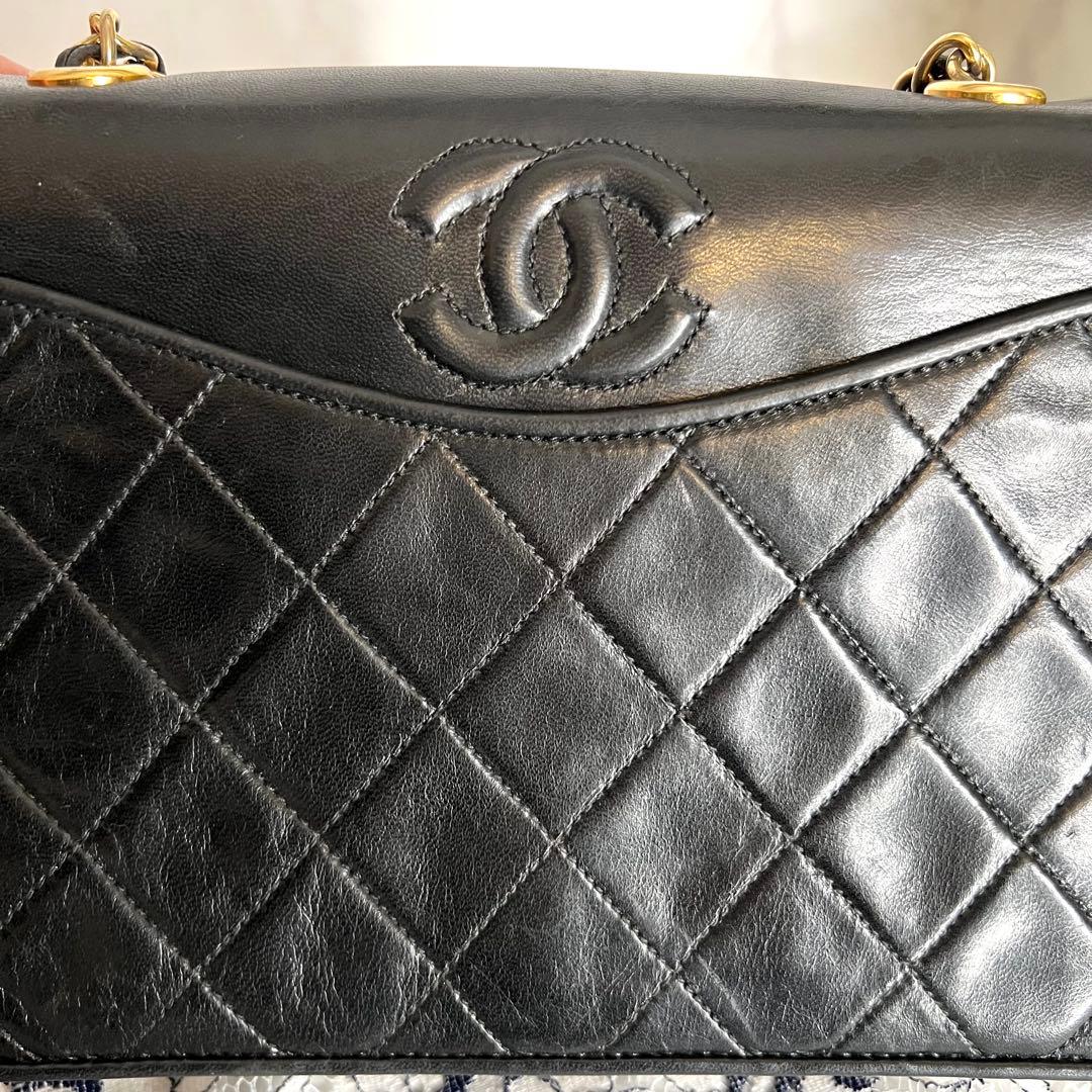 【のこぎり】CHANEL チェーンショルダーバッグ マトラッセ