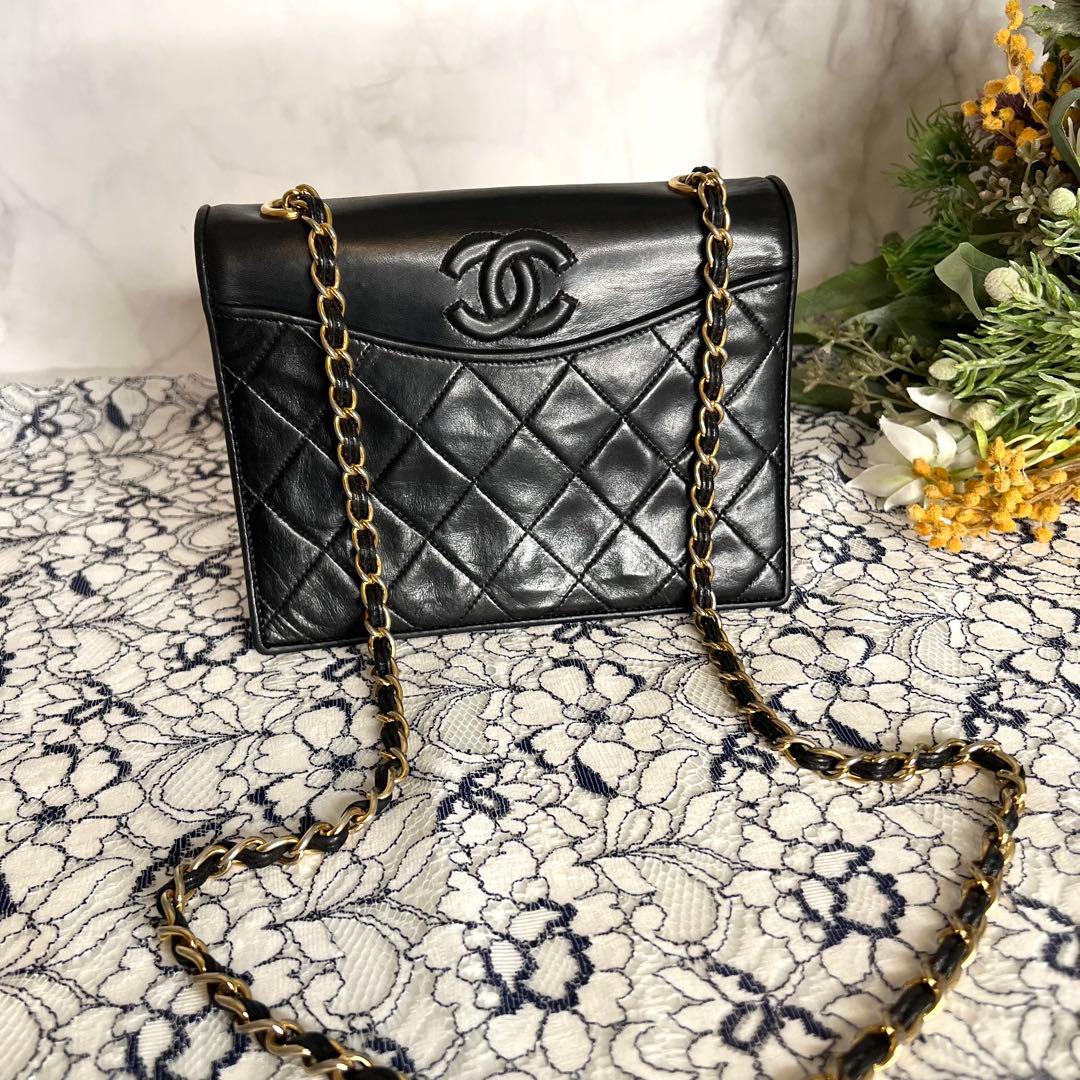 【のこぎり】CHANEL チェーンショルダーバッグ マトラッセ