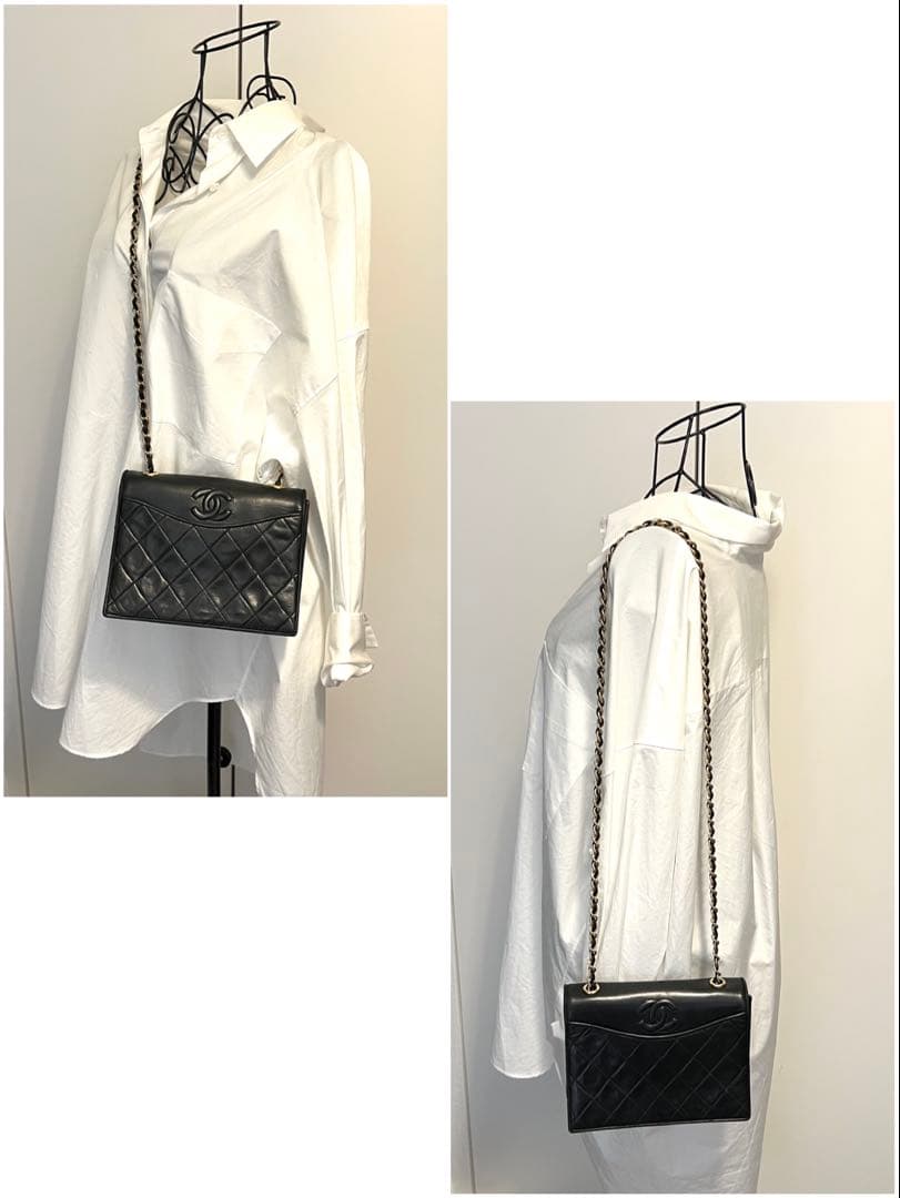 【のこぎり】CHANEL チェーンショルダーバッグ マトラッセ