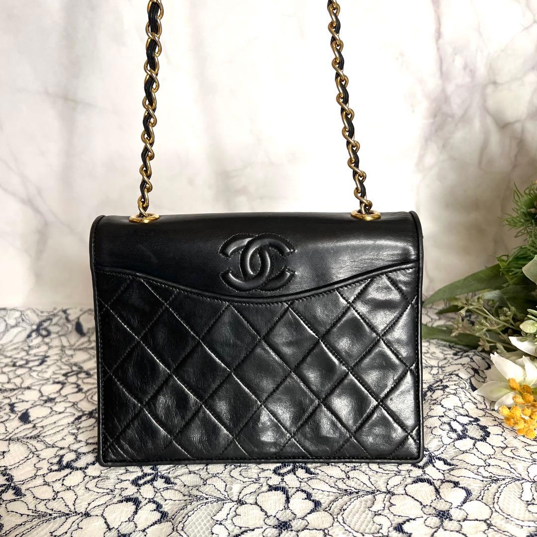 【のこぎり】CHANEL チェーンショルダーバッグ マトラッセ