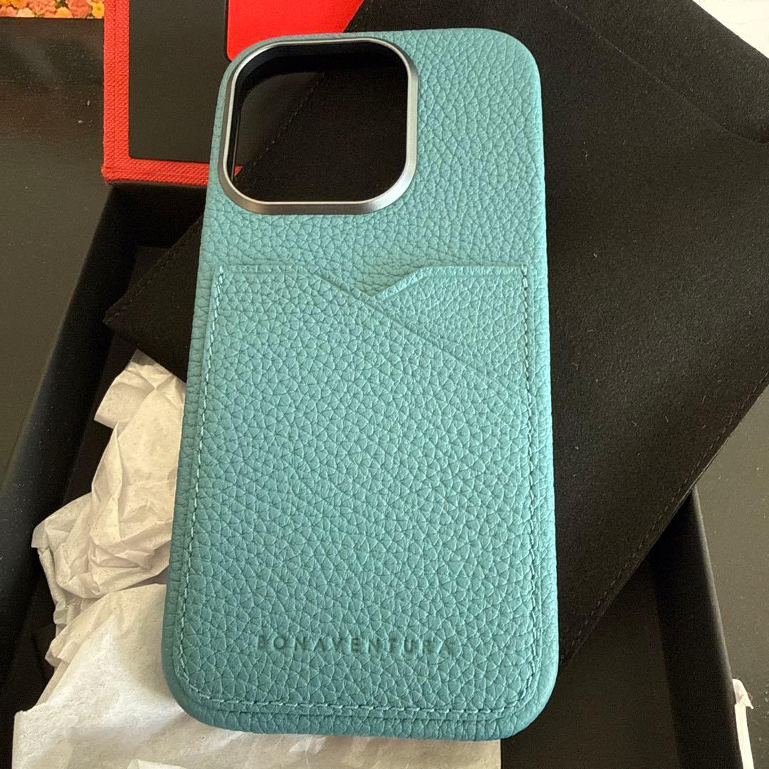 iPhone 16 Proボナベンチュラカバーケース シュリンクレザー