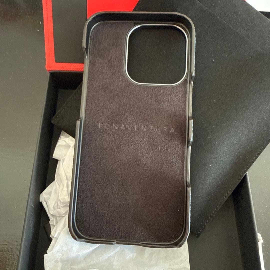 iPhone 16 Proボナベンチュラカバーケース シュリンクレザー