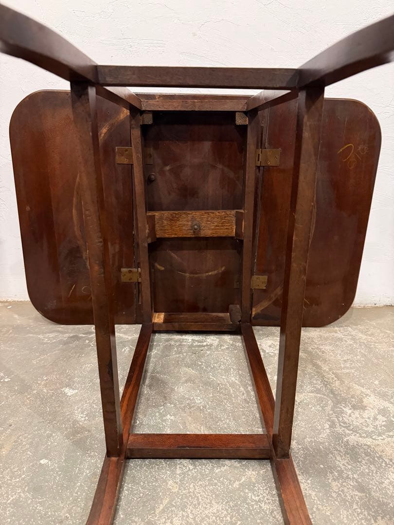 フランスアンティーク　ドロップリーフテーブル