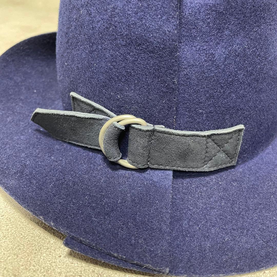 Vivienne Westwood オーブ ウールフェルトハット ネイビー 帽子