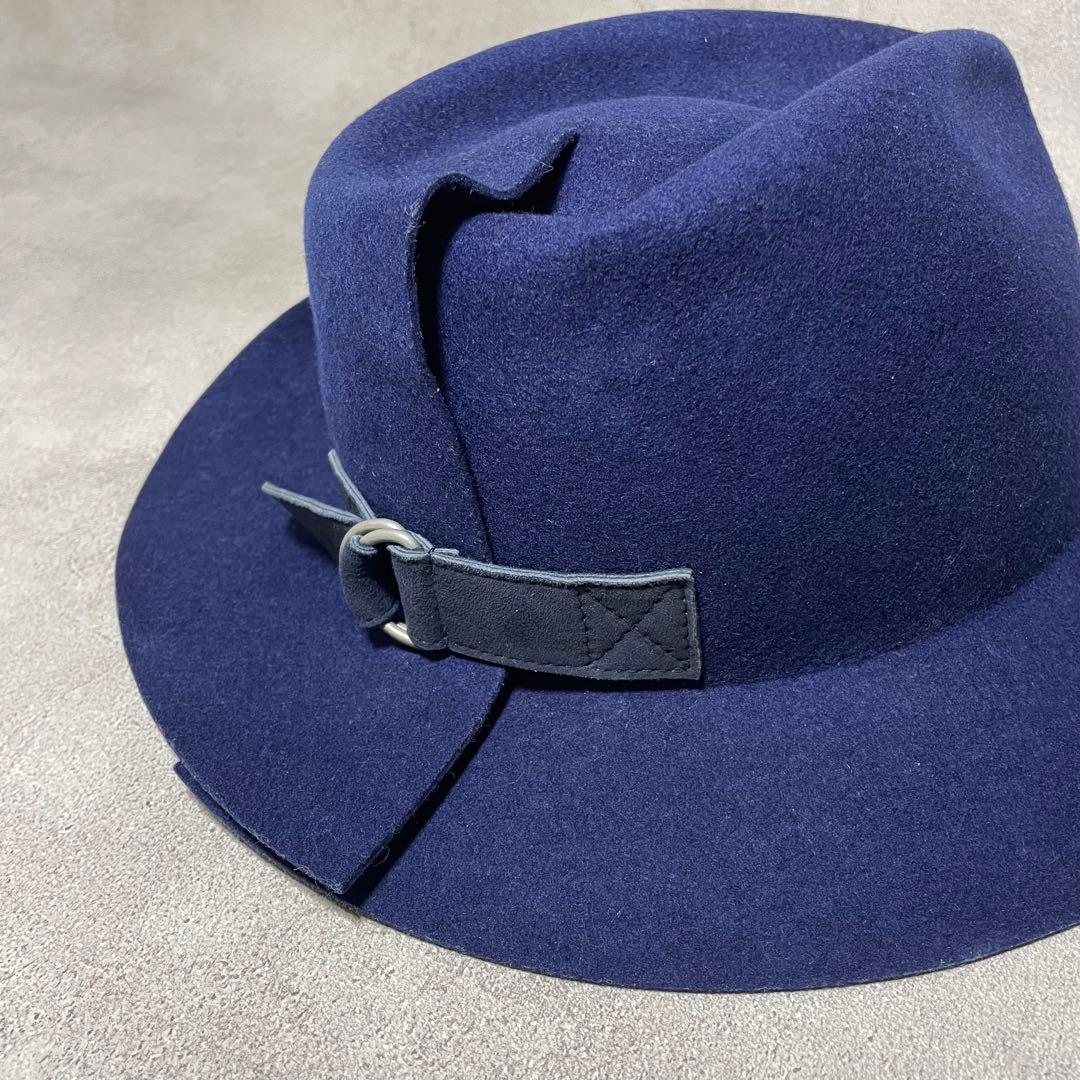 Vivienne Westwood オーブ ウールフェルトハット ネイビー 帽子