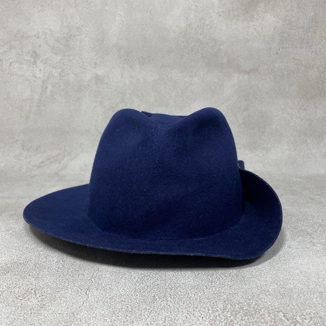 Vivienne Westwood オーブ ウールフェルトハット ネイビー 帽子