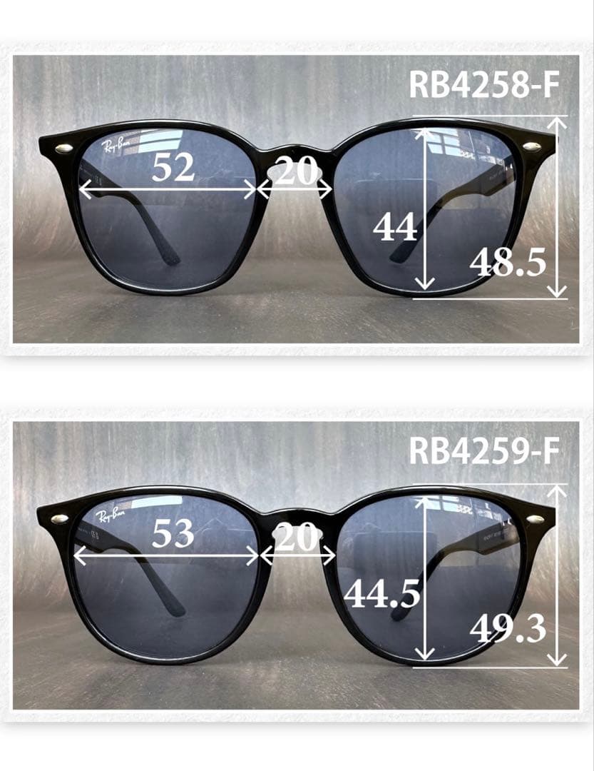 ★極美品★RB4259-F 601/19★啓之輔さんモデル★レイバン★