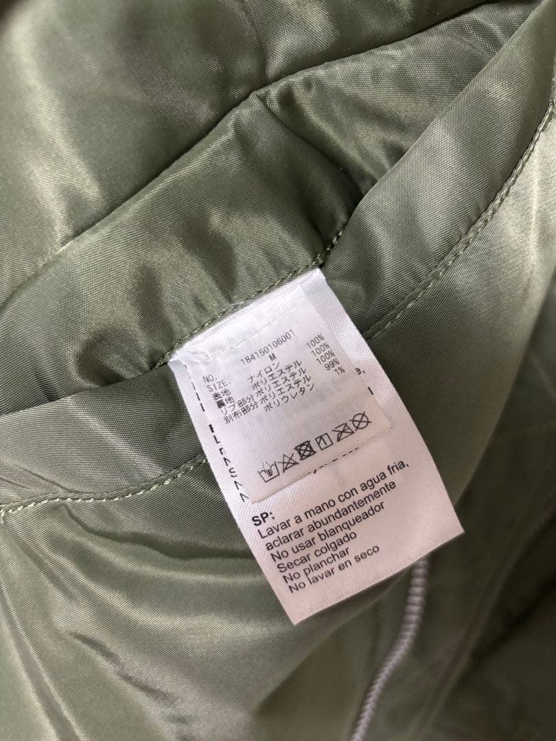undefeated alpha industries ma-1 アンディ