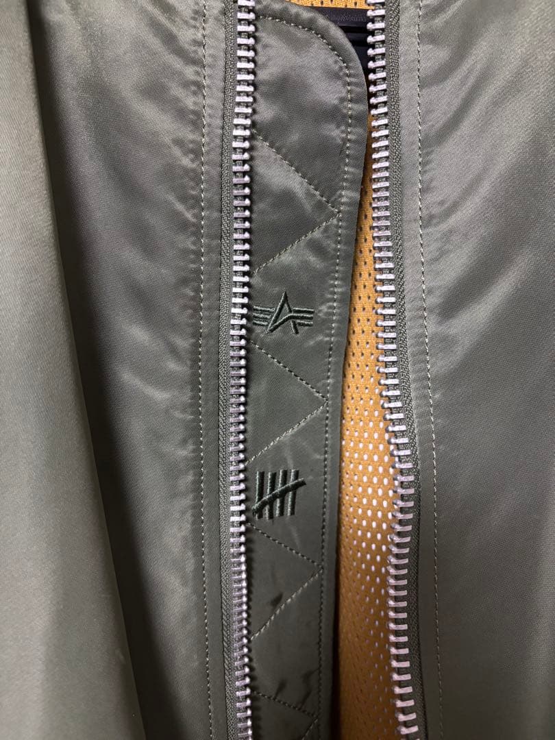 undefeated alpha industries ma-1 アンディ