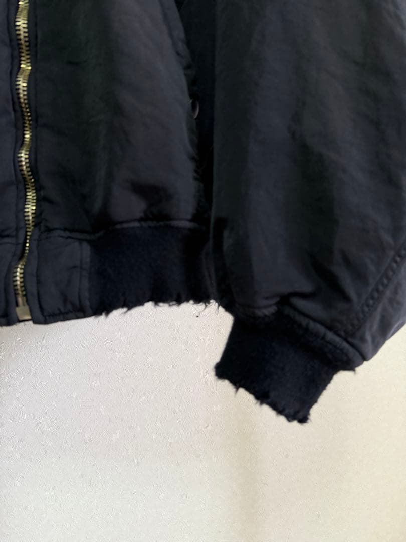 サイズ2 ancellm FADED BOMBER JACKET