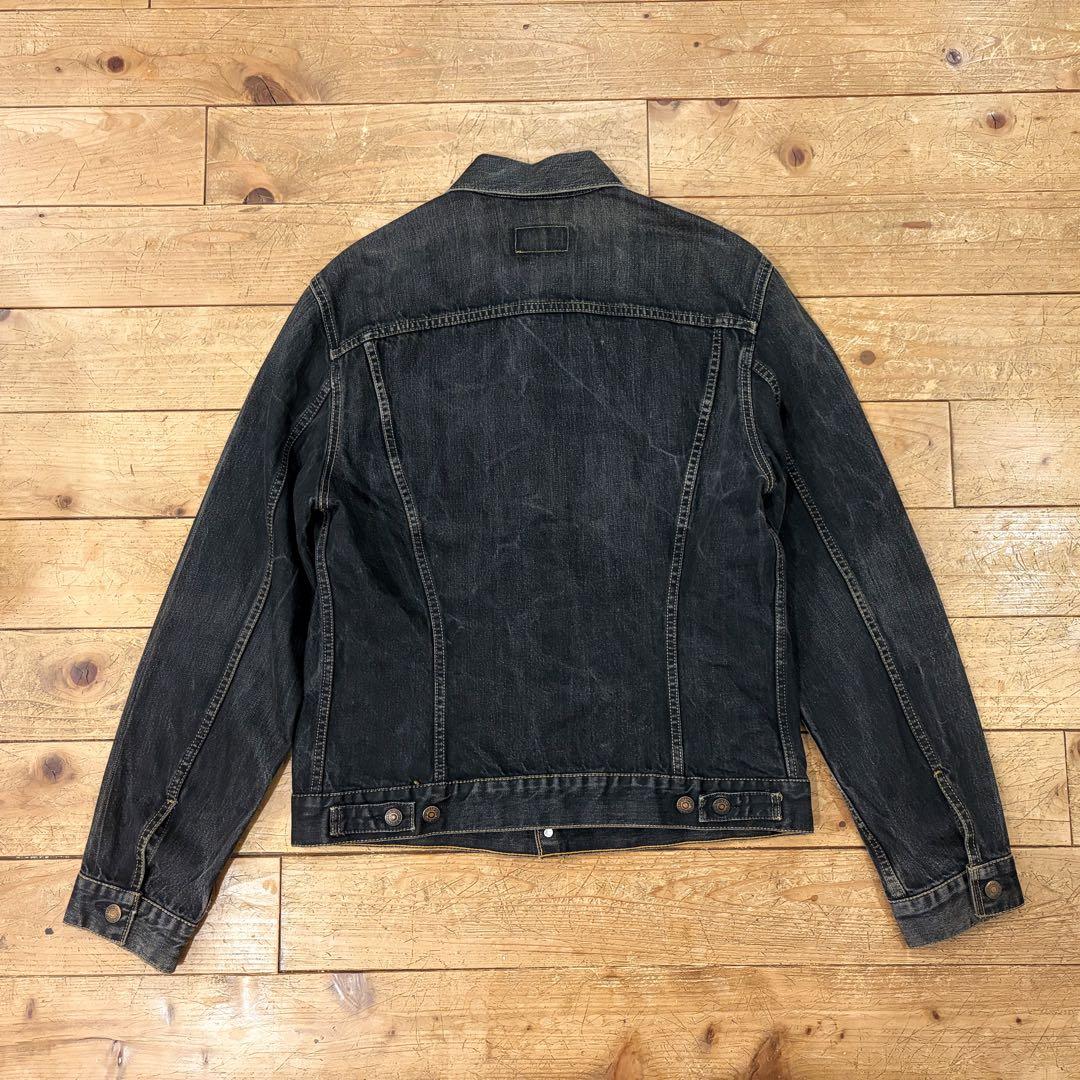ユーロ Levi's 先染めブラックデニムジャケット 70500 0484 XL