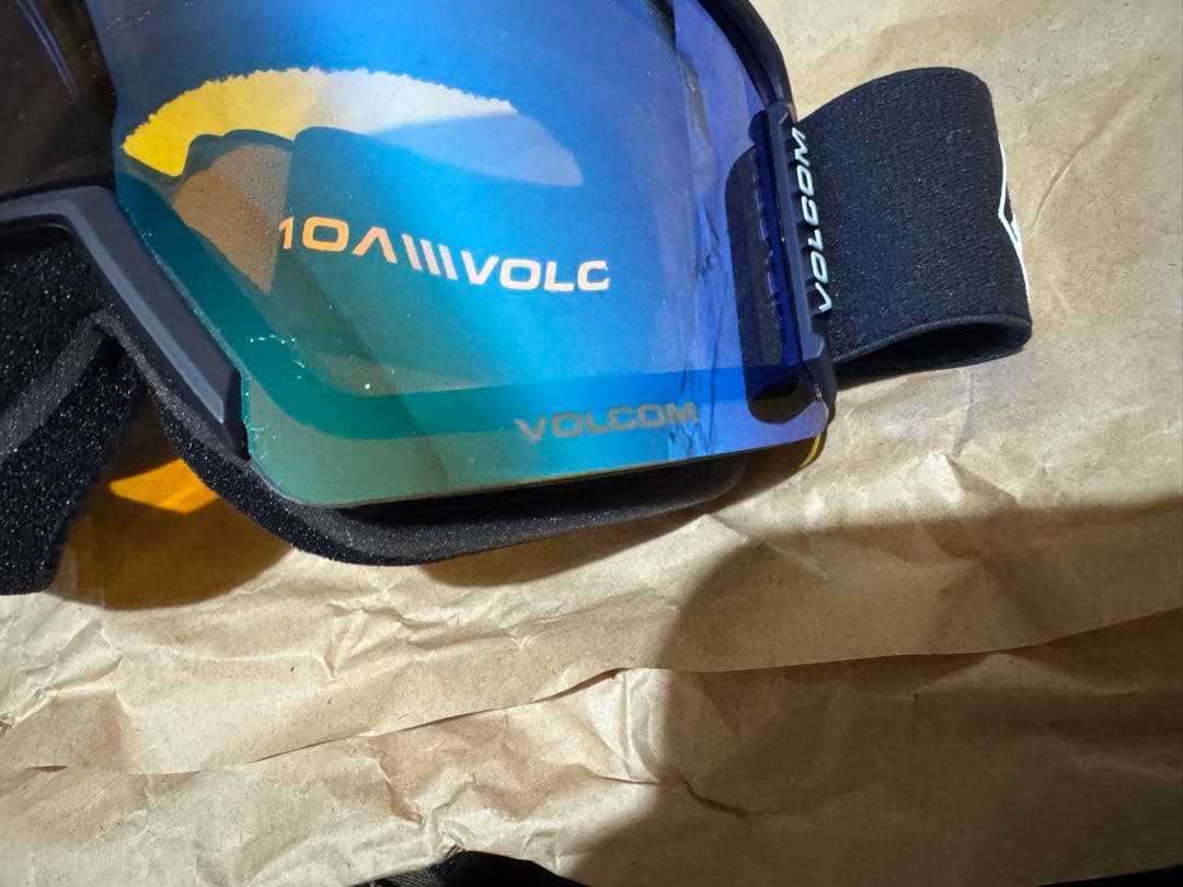 新品未使用 VOLCOM ゴーグル ブルーミラーレンズ