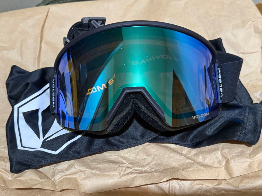 新品未使用 VOLCOM ゴーグル ブルーミラーレンズ