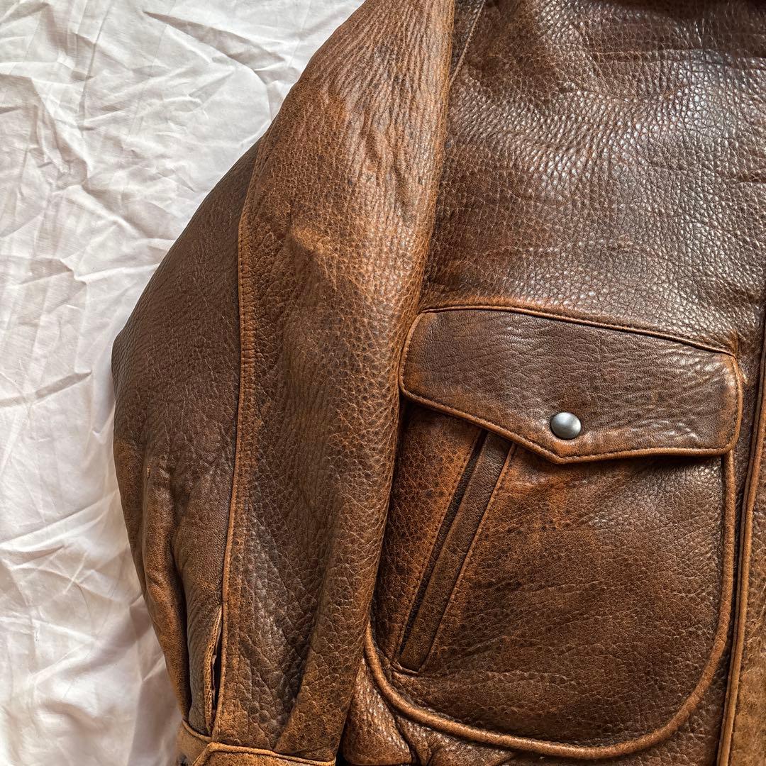 【90s】vintage G-1 レザー フライトジャケット 3way 本革